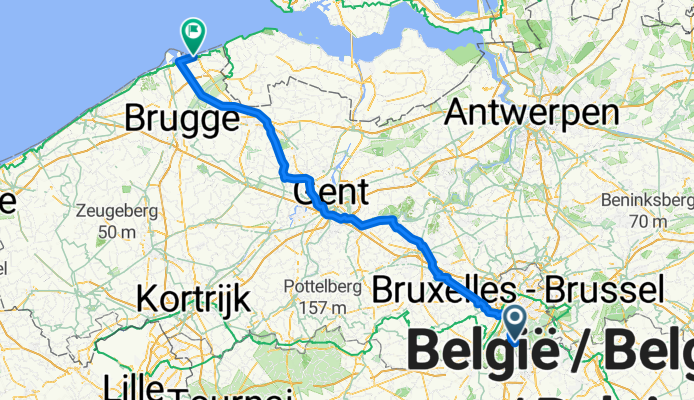 Route from Rhode-Saint-Genèse