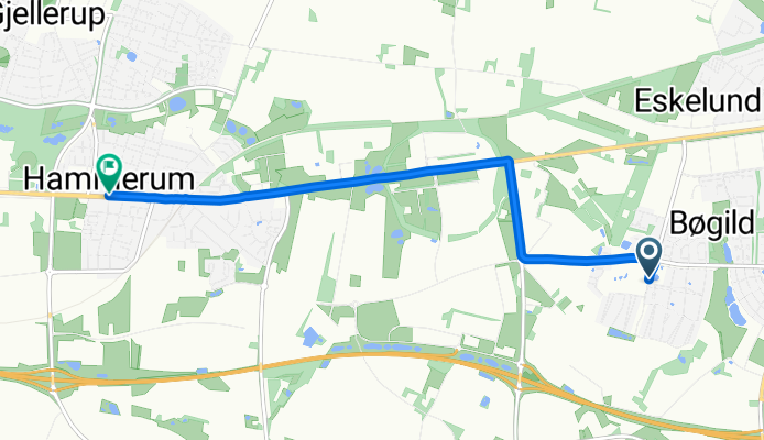 Vesterhåb, Ikast to Hammerum Hovedgade, Herning