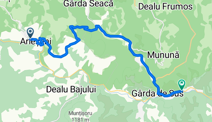 From Arieșeni to Gârda de Sus