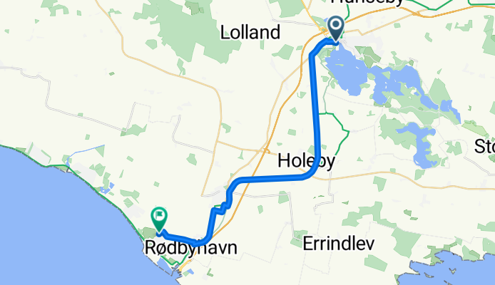 From Maribo to Rødby