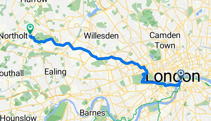 Waterloo to Greenford Quay