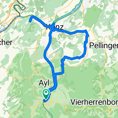 Runde von Saarburg durch das Konzer Tälchen zur Albachmühle