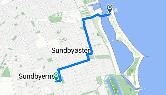 Øresundsstien, København S to Grækenlandsvej, København S