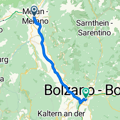 Via del Bastione nach Bozen