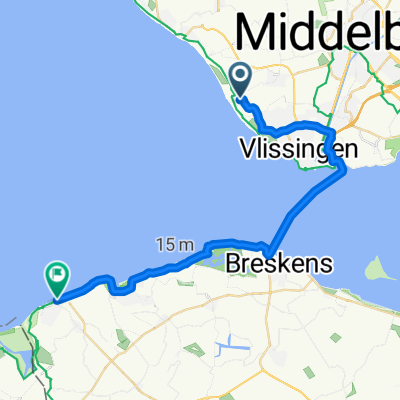 Nolleplaatlaan, Koudekerke nach Cadzand