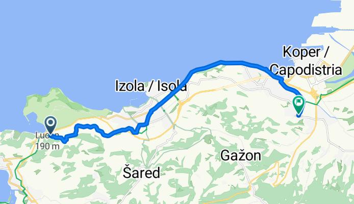 Regionalna Cesta 111, Portorož to Dolinska cesta, Koper