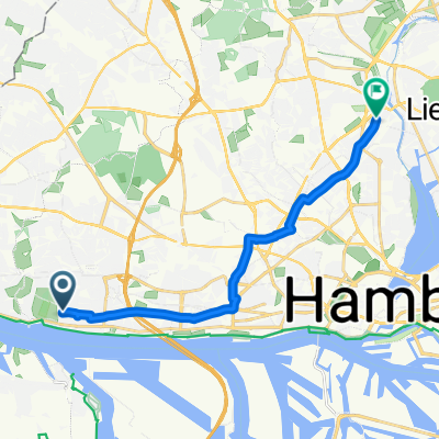 Holztwiete, Hamburg nach Eppendorfer Landstraße, Hamburg