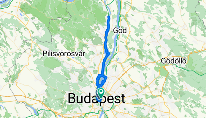 District V, Budapest to Király utca, Budapest