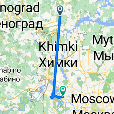 Онт Катюшки Территория, Лобня до улица Генерала Глаголева, Москва