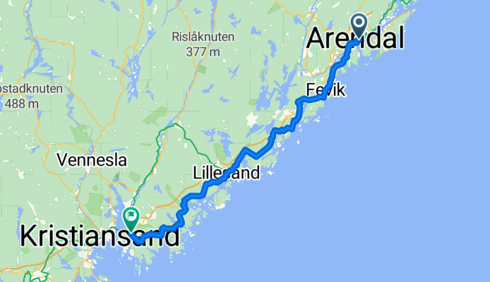 Arendal - Kristiansand