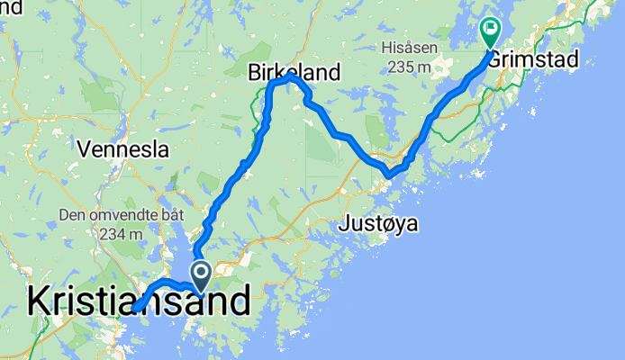 Kristiansand - Grimstad