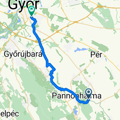 8224-es mellékút, Nyalka - Tihanyi Árpád út, Győr