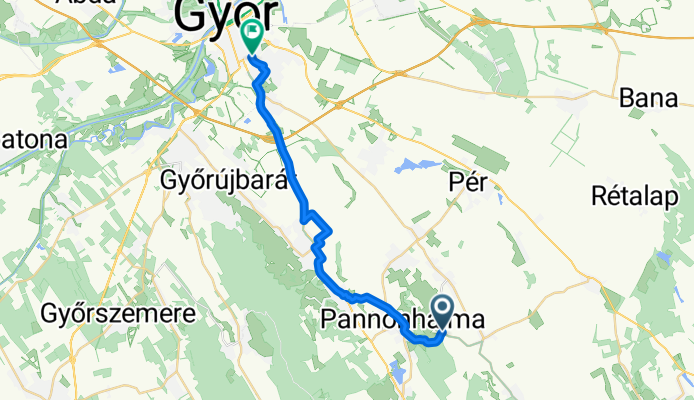 8224-es mellékút, Nyalka - Tihanyi Árpád út, Győr