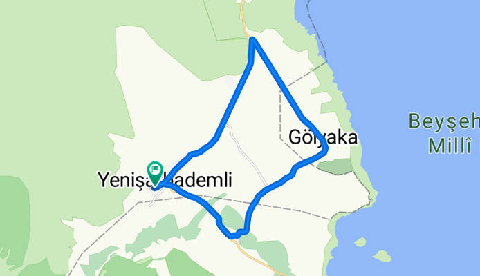 Metehan Sk., Yenişarbademli to Şehit Mustafa Gözütok Cd., Yenişarbademli