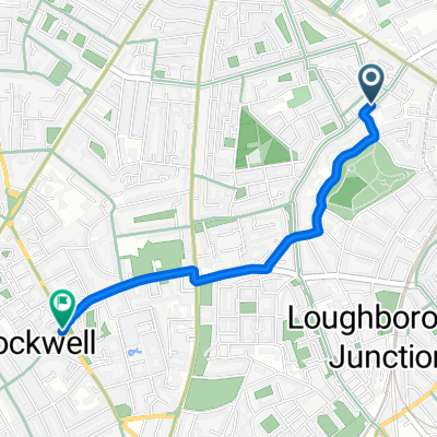Langton Road, London to Dalyell Road, London