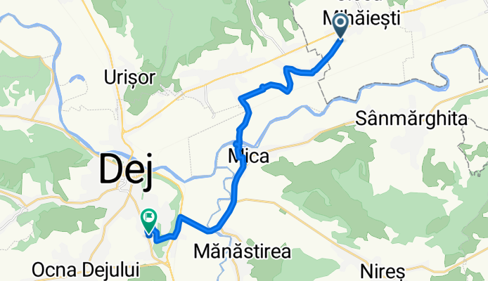 Ciceu-Mihaiesti to Strada Crângului, Dej