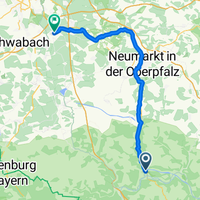 Eichstätter Straße, Beilngries nach Sperbersloher Straße, Wendelstein