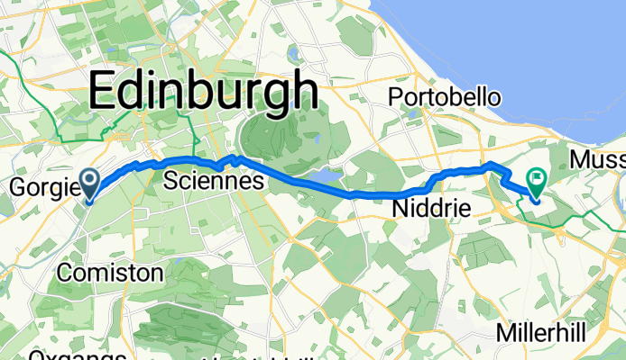 Polwarth Terrace, Edinburgh to Glennie Road, Musselburgh