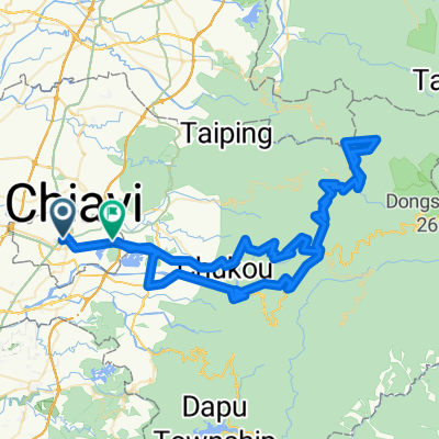 嘉義車站到社發平