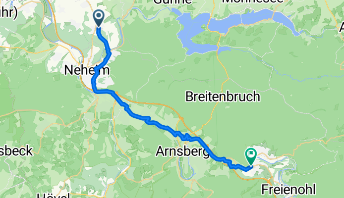 Route zu Oeventrop