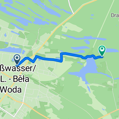 Weißwasser Bahnhof nach Am Braunsteich