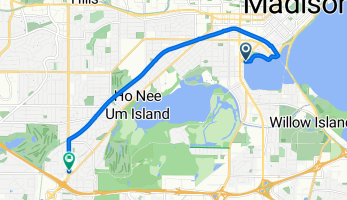 W Shore Dr, Madison to Nakoma Rd, Madison