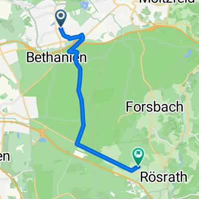 Bergisch Gladbach nach Ulmenweg