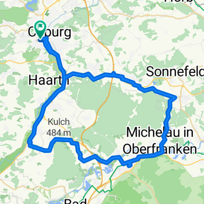 Route in Coburg
