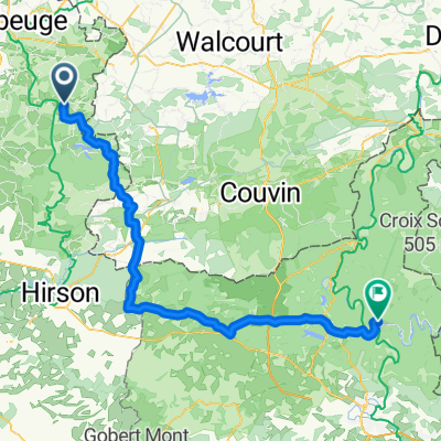 From Solre-le-Château to Monthermé