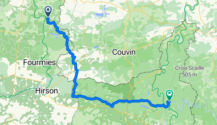 From Solre-le-Château to Monthermé