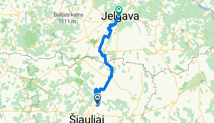 Šiauliai - Jelgava