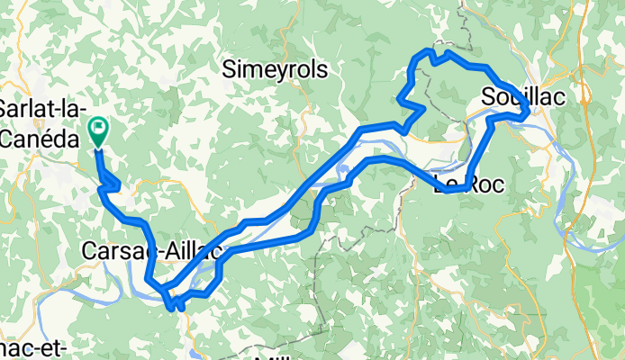 Bahntrasse _Sarlat le Caneda-Cazoules