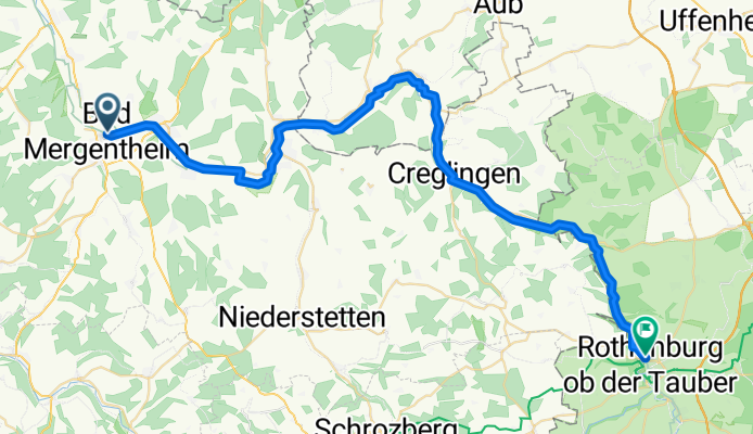 Bad Mergentheim - Rothenburg upon Tauber