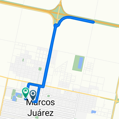 Boulevard Roque Sáenz Peña, Marcos Juárez a Pedro Lino Funes, Marcos Juárez