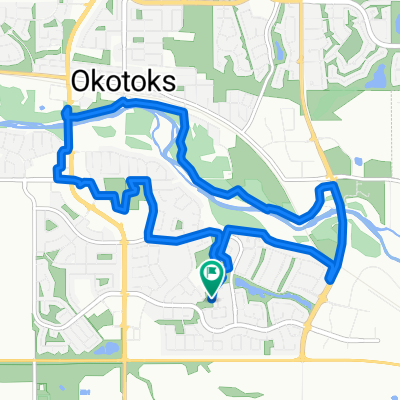 Cimarron Park Cir, Okotoks to Cimarron Park Cir, Okotoks