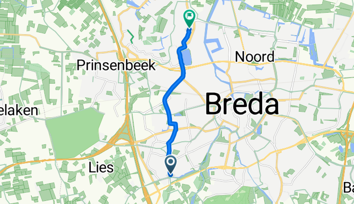 Verschuurstraat, Breda naar Voorerf, Breda