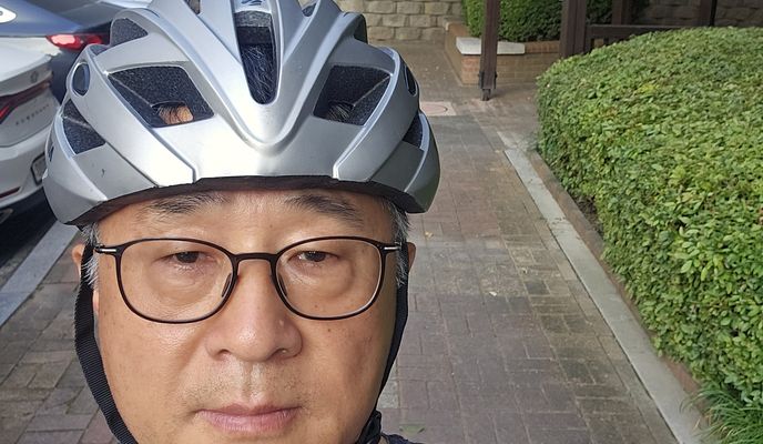 Photo 1 de l’itinéraire Bikemap « 2025.8.26 03:15~06:35 수영천  온천천 55킬로 »