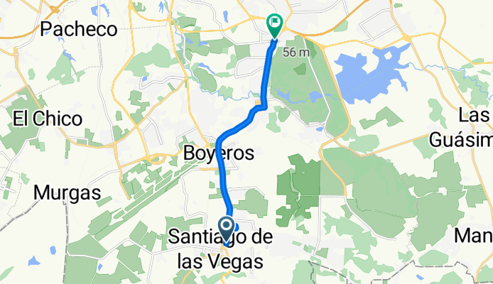 santiago de las vegas a mi casaRuta relajada