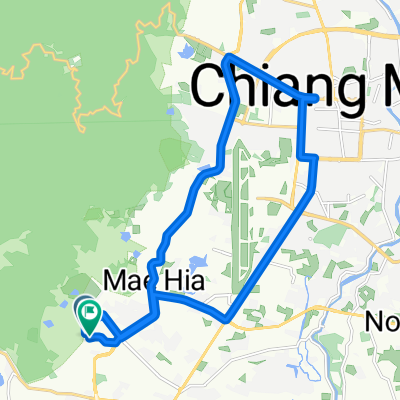 O Bo Cho. Chiang Mai Road, Hang Dong District to O Bo Cho. Chiang Mai Road, Hang Dong District