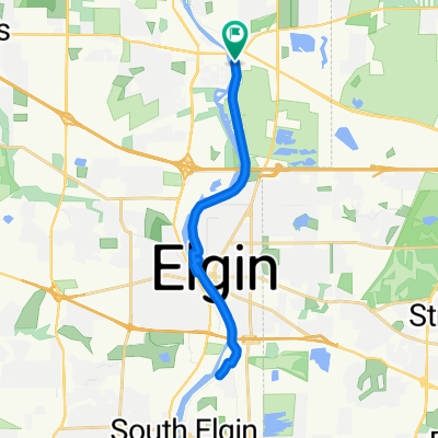 Fox River Trail, East Dundee to Johnson St, East Dundee