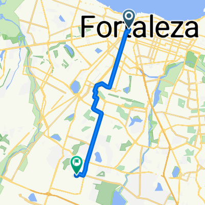 De Rua Barão do Rio Branco a Travessa Zuleica Pontes
