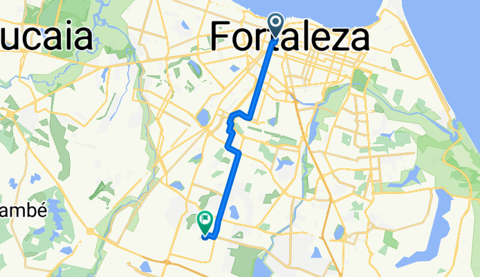 De Rua Barão do Rio Branco a Travessa Zuleica Pontes