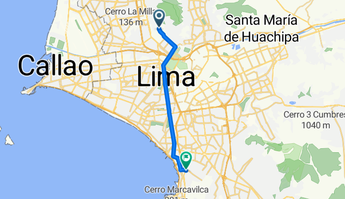 Ruta deportiva en