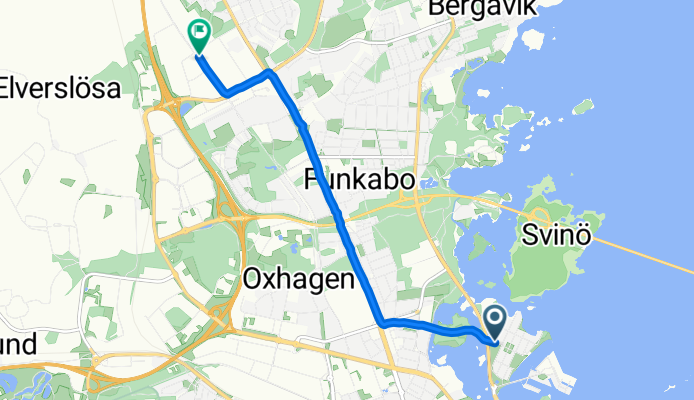 Gripgatan, Kalmar to Franska vägen, Kalmar