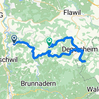 Aewilerstrasse, Ganterschwil nach Nassen