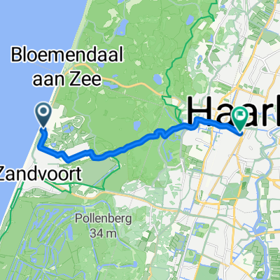 Boulevard Barnaart, Zandvoort nach Leidsevaart, Haarlem