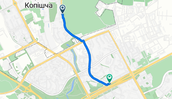 Маршрут в проспект Независимости