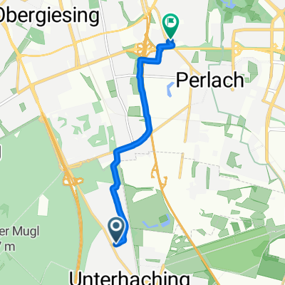 Münchner Straße, Unterhaching nach Adam-Berg-Straße, München