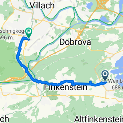 Kirchenweg nach Kärntner Straße