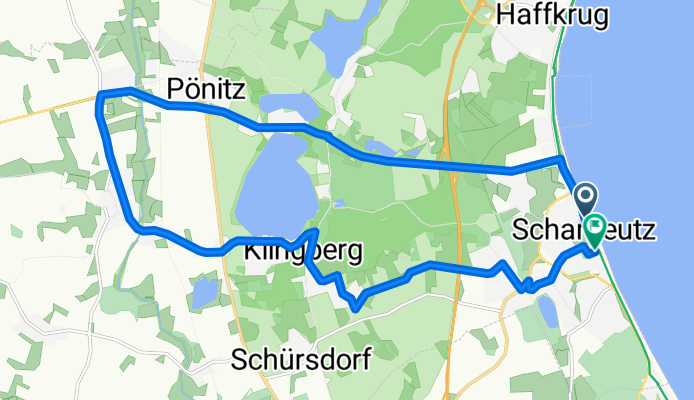 Strandallee, Scharbeutz nach Strandallee, Scharbeutz